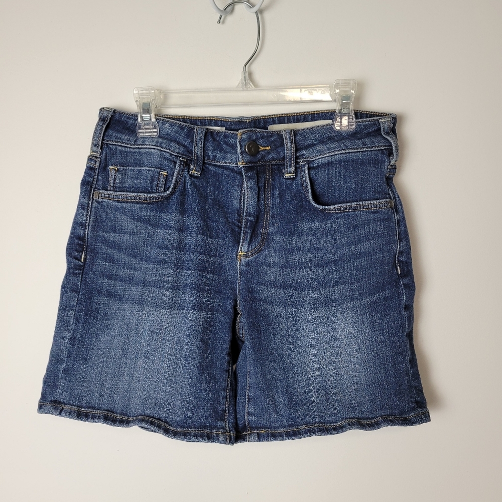 Pilcro and The Letterpress Script Denim Shorts